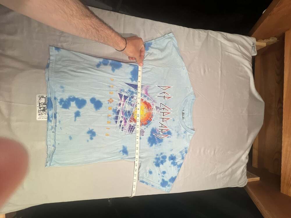 Def Leppard Pyromania Tie Dye Graphic T-Shirt Size M - Picture 4 of 8